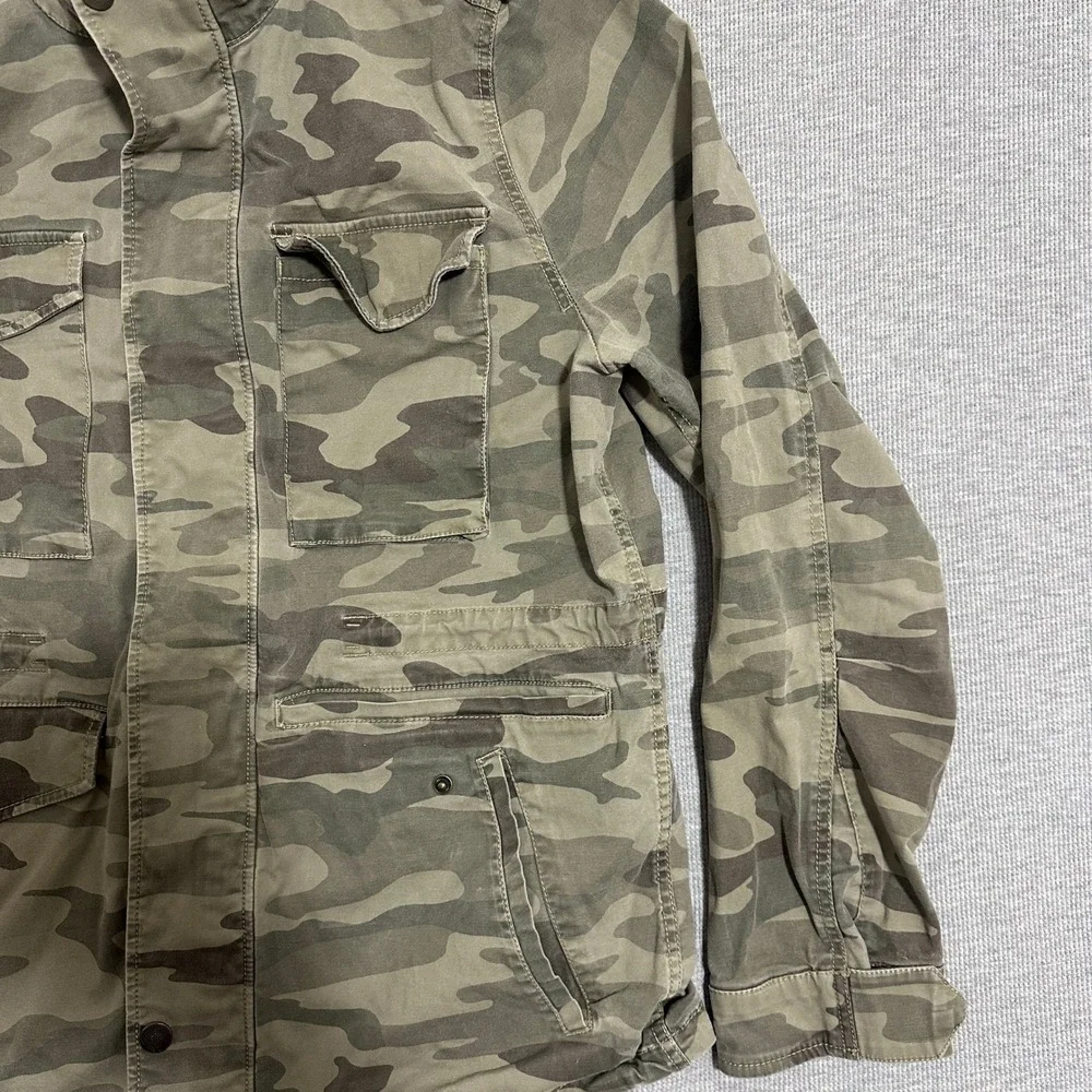 Lucky Brand Camo Field‎ Jacket Type L-54C Utility Stretch Green Mens Large